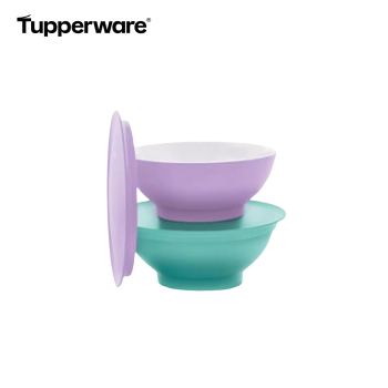 Tupperware Allegra Dessertschälchen-Set – Lila/Mint, 2 x 275 ml | Tupperland.de